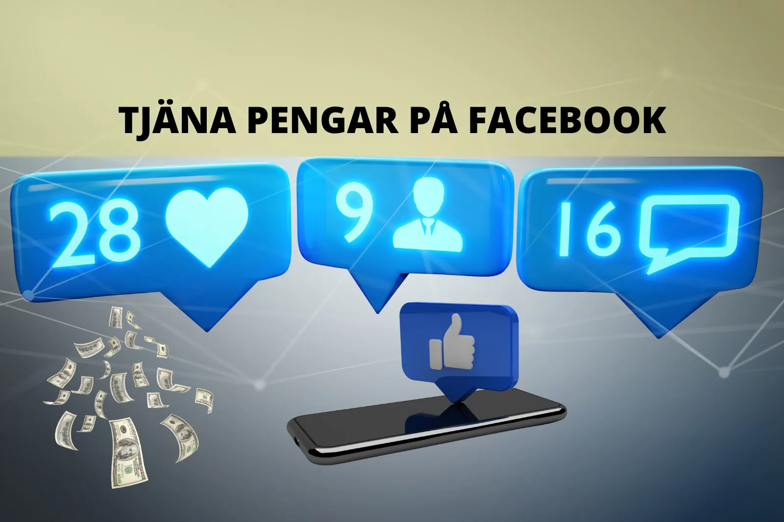 tjanapengarpafacebook1 tjäna pengar på facebook